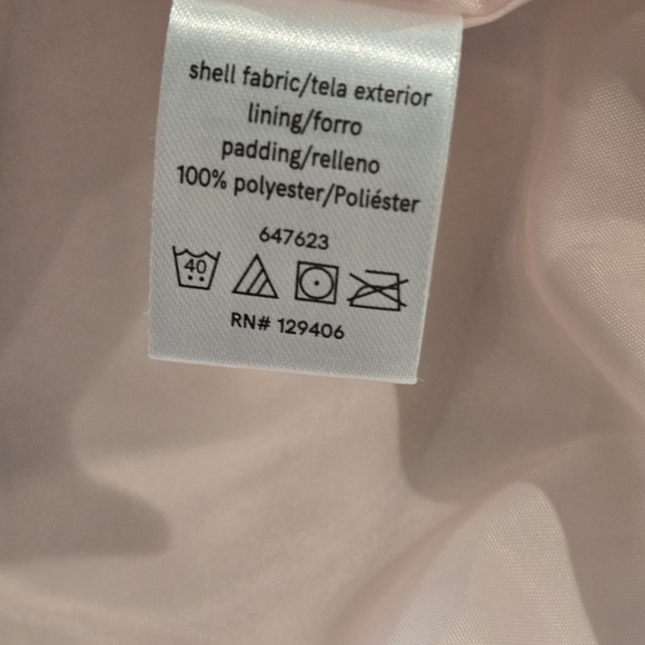 NWOT VENUS Pink Ombre Puffer Jacket Women's Size 10 - Picture 8 of 8